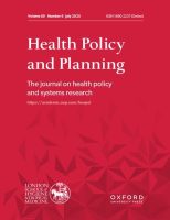 health policy and planning